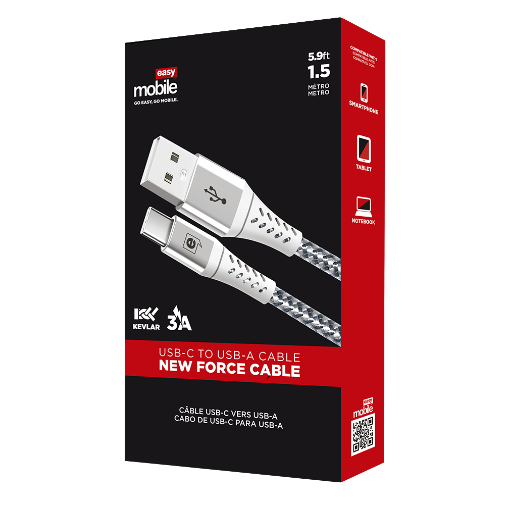 New Force Cable USB para Type-C 1.5M - Imagem 5